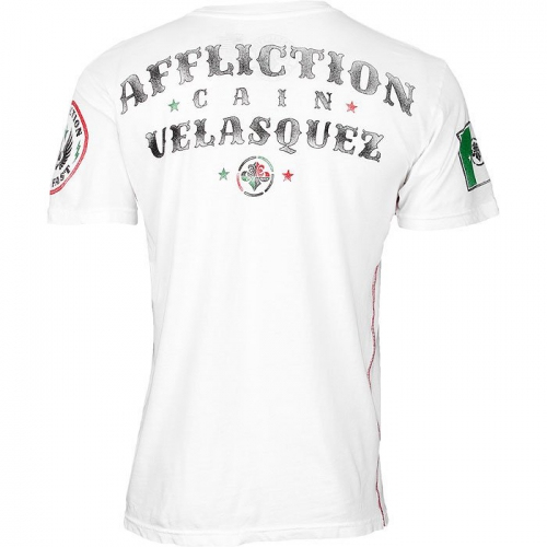 Футболка Affliction Cain Velasquez UFC 166 Revolutionary - White купити